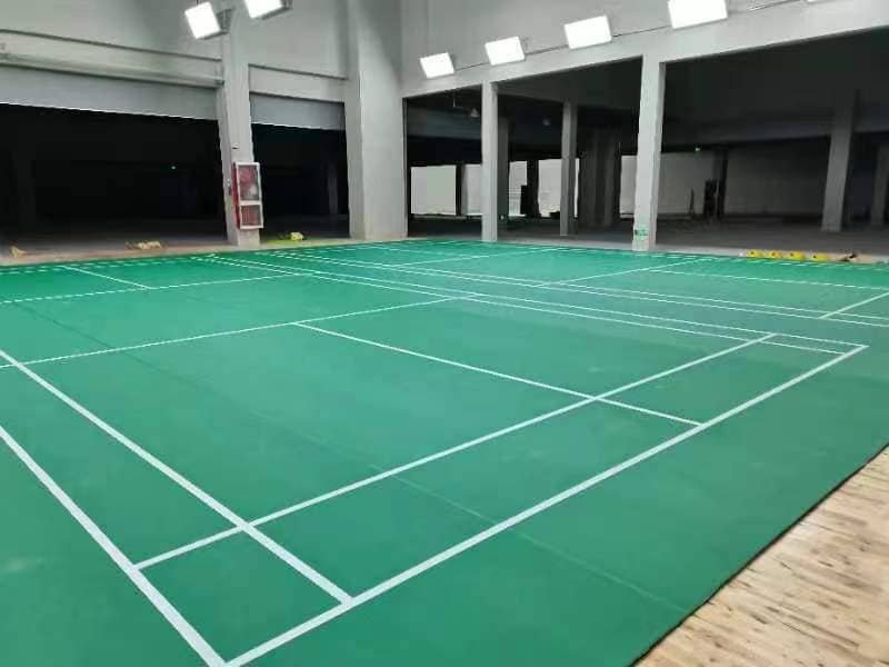 Custom cut roll length for PVC sports flooring order